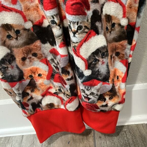 TIPSY ELVES Men's Meowy Catmus Jumpsuit, Size M - Picture 6 of 11